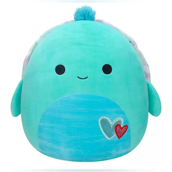 Squishmallows 4" Valentines Cascade The Sea Turtle - Picture 1 of 3